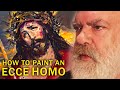  painting a portrait of jesus christ step by step  oil painting  castrillo
