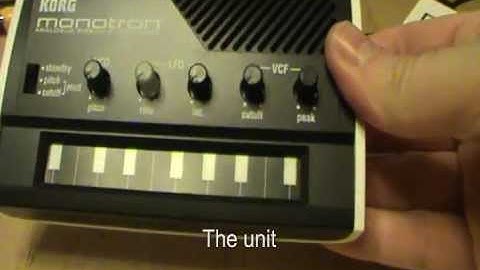 Unboxing Korg Monotron