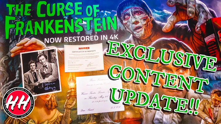 THE CURSE of FRANKENSTEIN 4K Ultra HD Blu-ray UK Freebies @hammer