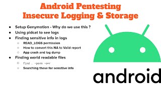 Android Pentesting | Insecure Logging & Storage + Setup Genymotion & pidcat - Pt. 02 screenshot 5