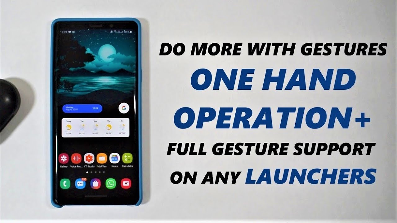 Use Your Samsung Phone With Thumb Gestures Full Gesture Support On Any Launchers