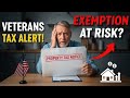 VA Disability Property Tax Exemptions: Important 2026 Update for Veterans