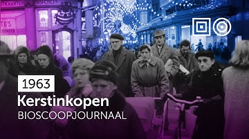📽️Kerstsfeer in winkelstraten en warenhuizen #1963