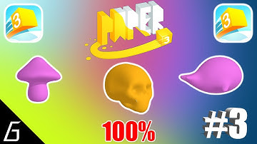 100% on all maps in Paper.io 3D | Part 3 (iOS - Android)