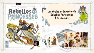 Rebelles Princesses à 4 joueurs – Les règles et la partie complète #jds #jdp #jeudesociete screenshot 3