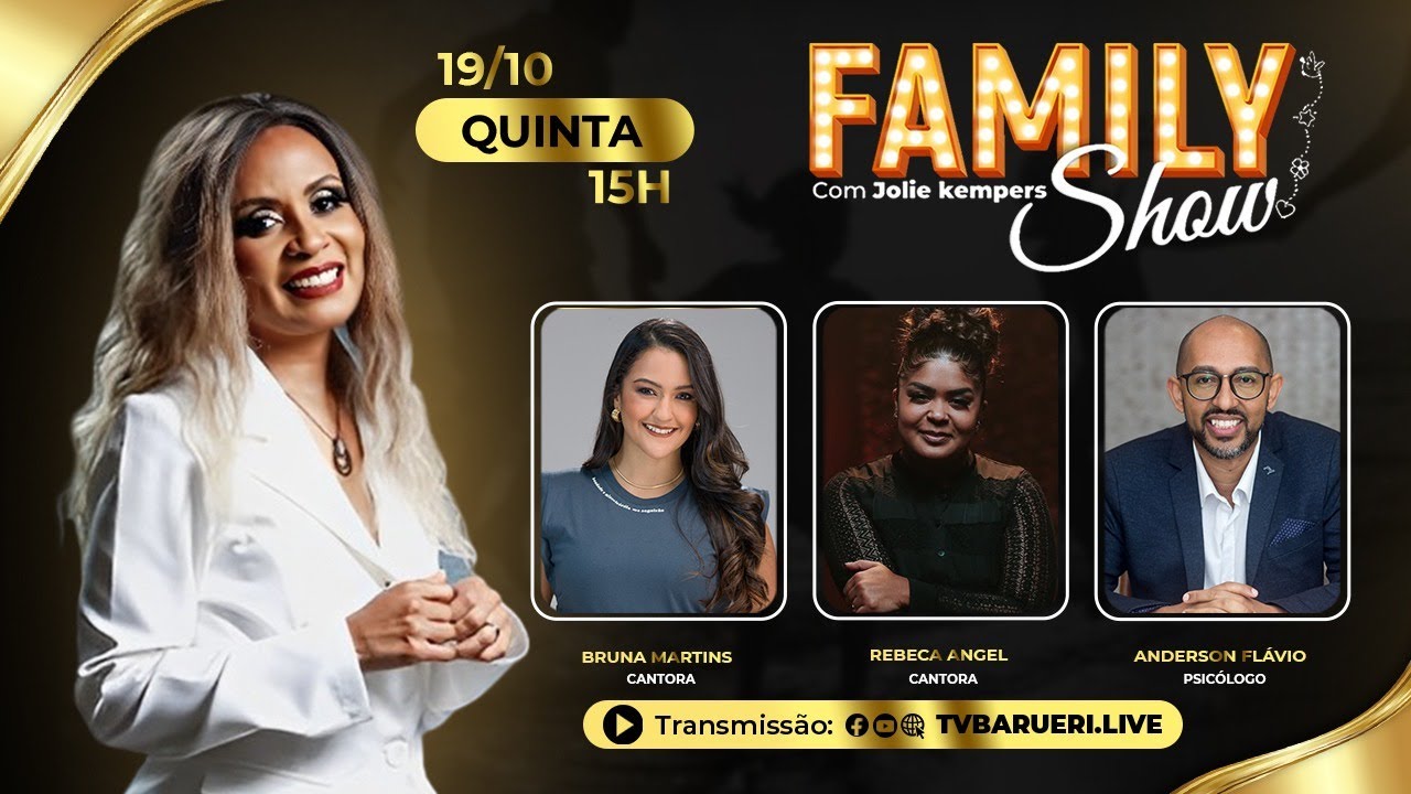 Anderson Franciscon, Rebeca Angel E Bruna Martins | Family Show Com Jolie Kempers