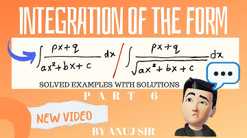 Integration of the form px+q/ax^2+bx+c | Integration | GuideGuru