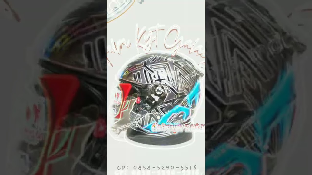 TERBAIK, CALL: 0858-5290-5316, Jual Helm Kyt Aquamarine Balikpapan