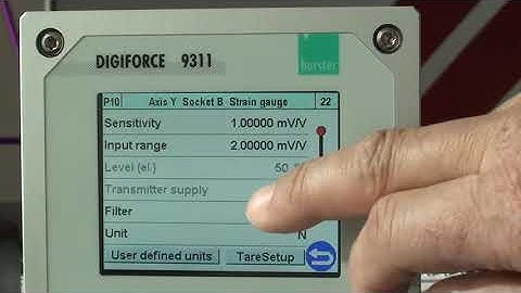 Burster 9311 - XY Configuration