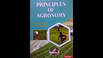 Principles of Agronomy by Reddy and Reddy || Chapter 2 ( Part 1 )