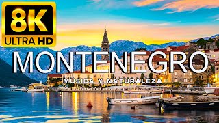 VOLANDO SOBRE MONTENEGRO | Increíble paisaje natural hermoso con música relajante |VÍDEO 8K ULTRA HD