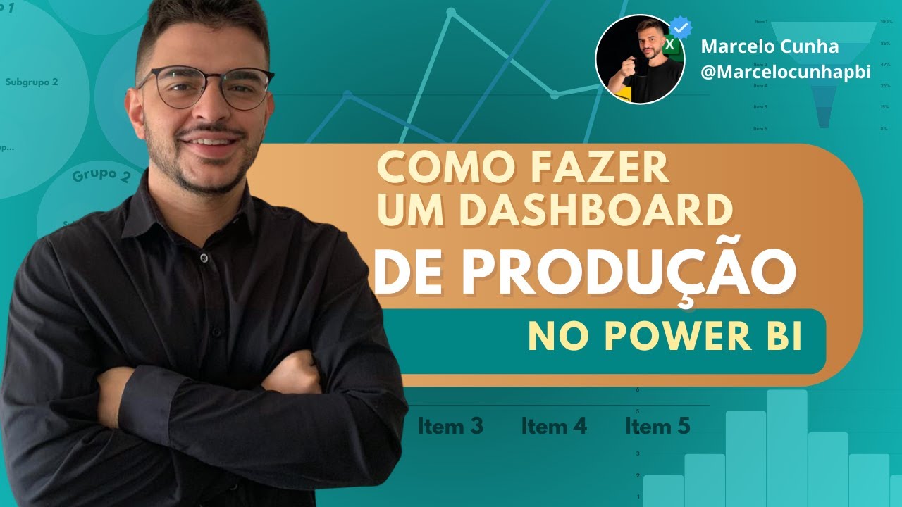 Como fazer um Dashboard de produção no Power Bi - YouTube