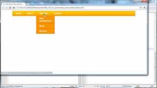 Finishing up a drop down menu in HTML5 and CSS3