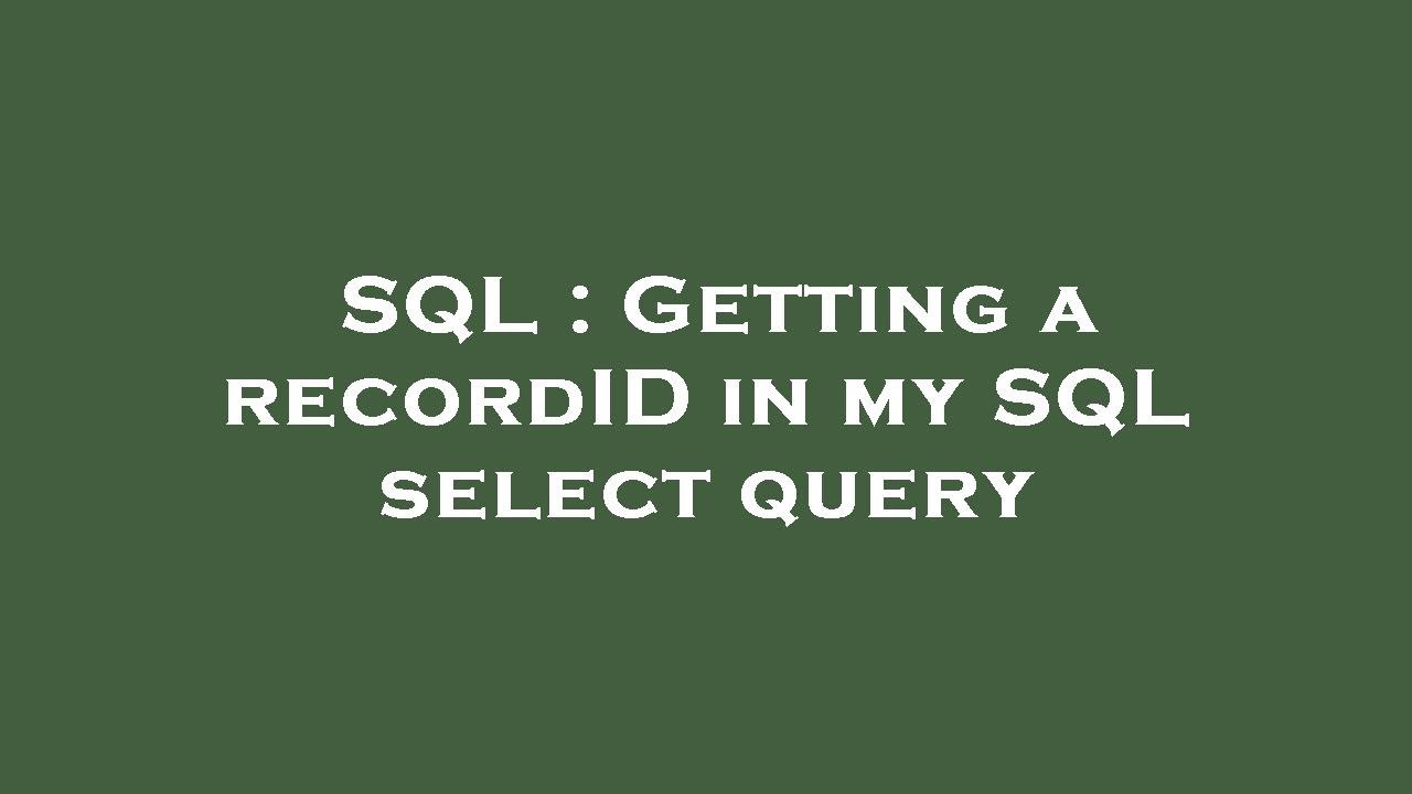 SQL Select Count Outer Joins And WHERE - YouTube Auto PHP Script