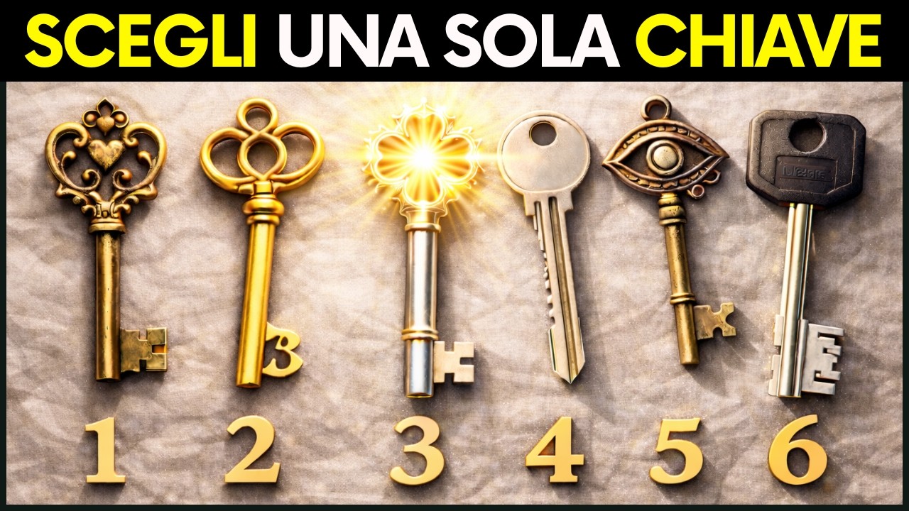 Test Psicologico: Scegli una Chiave 🔑 Il Significato della Tua Scelta Ti Sorprenderà - Carl Jung
