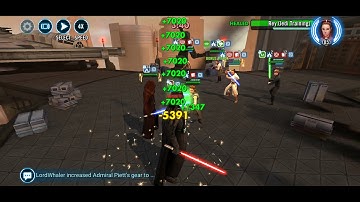 Lord Vader no ult vs Rey with ult - finally did something with this gl