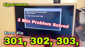 Dish Tv 301,302,303, Problem Solved | Dish Tv Advance Setting | Dish Tv Signal Not Found | Dish Tv