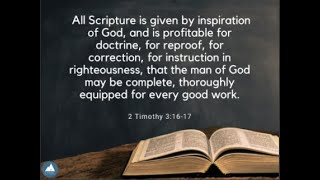 15-05-2022 AM Discipleship: Applying the Word part 2 - 2 Timothy 3:14-17
