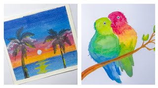 Aesthetic Painting | Canvas Art Ideas | Glitter Magic & Costume Masterpieces #zarmeenasmeerart #Art