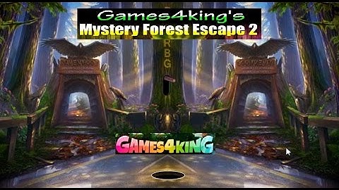 G4K Mystery Forest Escape 2 walkthrough FULL..