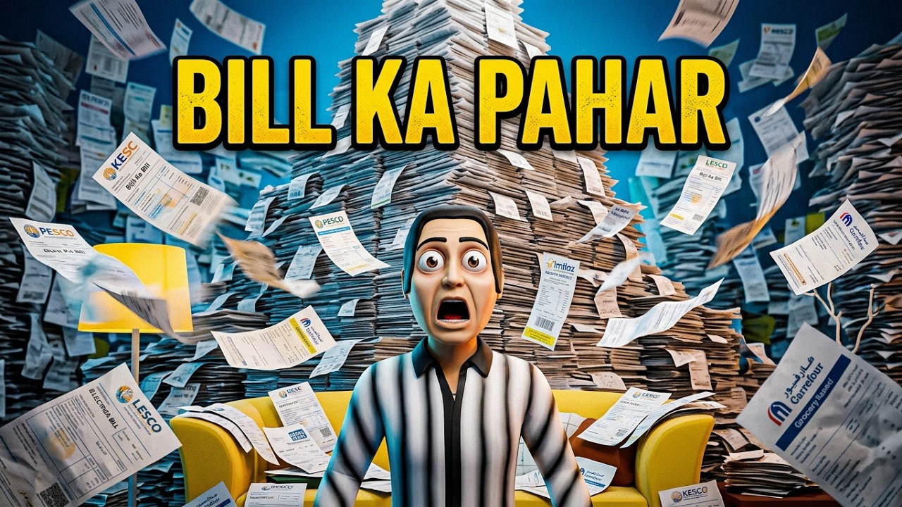 The Day the Bills Became a Mountain! ( Funny Family ) Ep # 2 | Kahani Time Hero | Moral Story