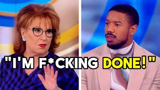 Michael B. Jordan ERUPTS LIVE On The View After Viral Clash With Joy Behar