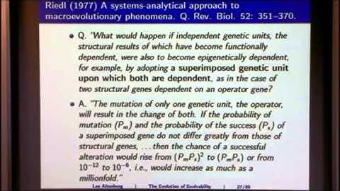 The Evolution of Evolvability