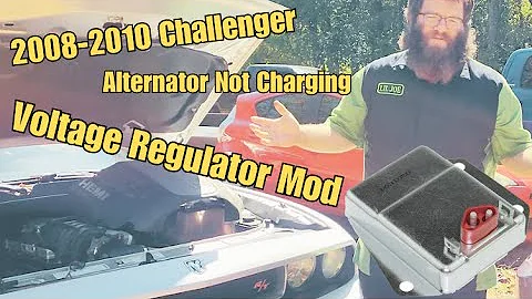 2008-2010 Dodge  Challenger Not Charging Battery. External Voltage Regulator Modification.