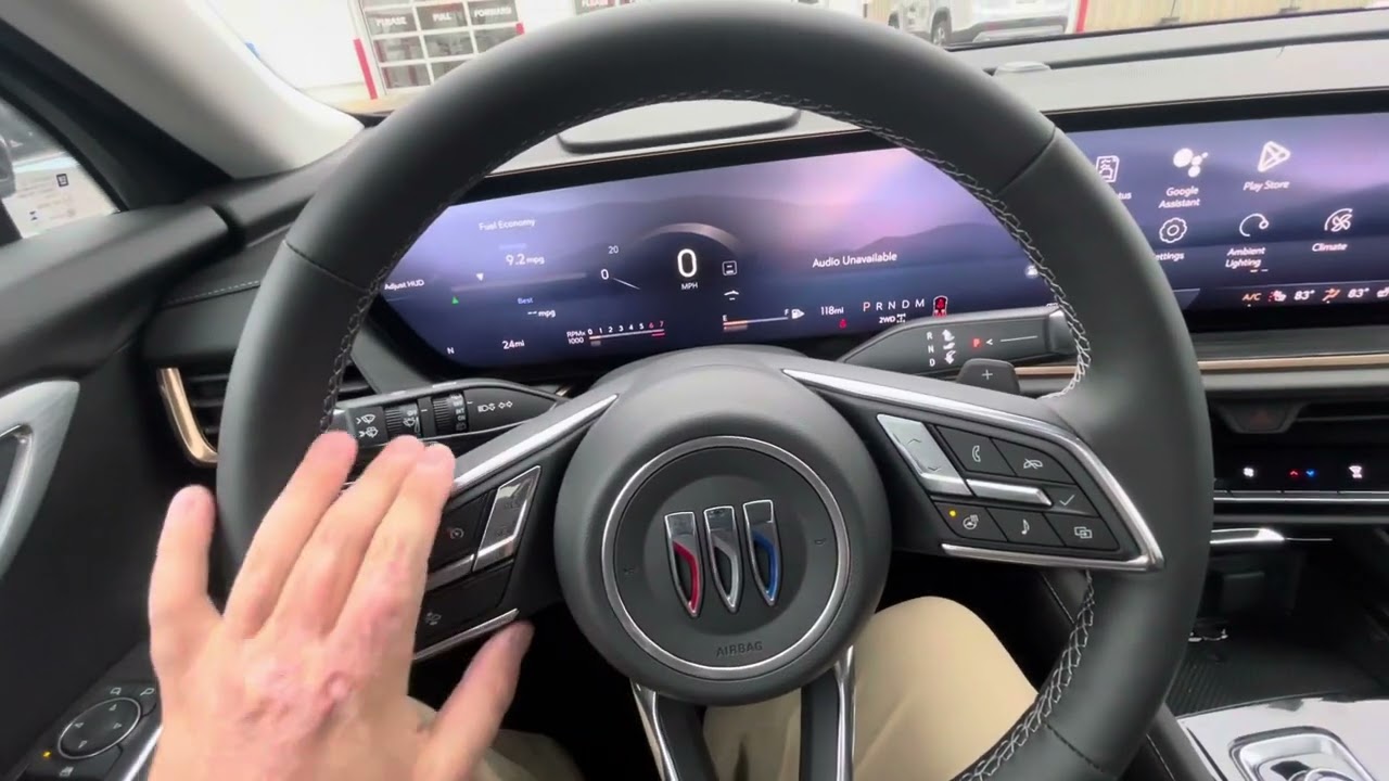 Jacob with mills gm walk around Buick