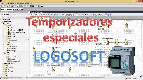Programación de Logosoft - Bloques de temporización especiales, programadores, reloj y cronómetro
