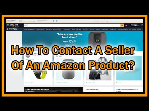 How To Contact A Seller Of An Amazon Product (Contact a Third-Party Seller). EASY SOLUTION!