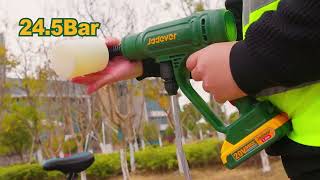 JADEVER Cordless pressure washer 20V 24.5Bar With Battery and Charger JDQX01203