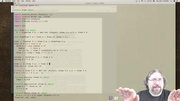 Haskell Live-Coding, Session 15, Back from ICFP