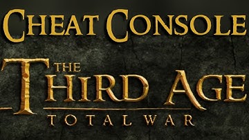 How to enable the cheat CONSOLE on third age/MEDIEVAL total war