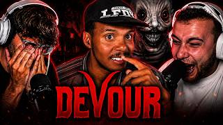 THE WORST HORROR GAME..!!😭 (JUMPSCARE & LAUGHING FIT) DEVOUR WITH ELI & DANNY #1