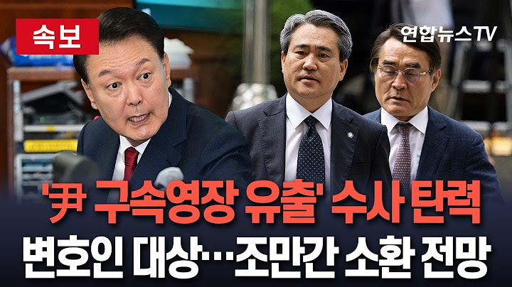 [🔴속보] 특검 "尹 변호인 영장 유출 수사착수…자료 조사 단계" | 관련자 소환 본격화 전망 / 연합뉴스TV(YonhapnewsTV)