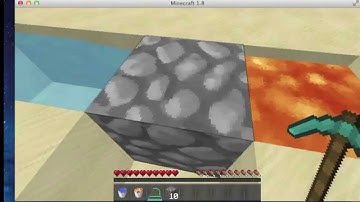 How to make a cobblestone generator in minecraft 1.8