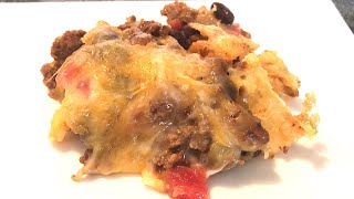 Fiesta Beef Casserole EASY Dinner Recipe! | Southern Sassy Mama