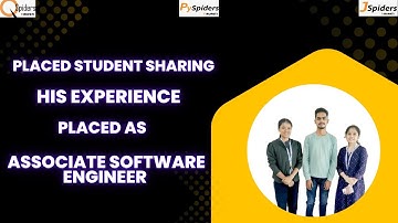 Student Placement Story as Associate Software Engineer | QJSpiders |Tirupati