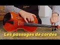 Les passages de cordes