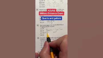 ASVAB Arithmetic Reasoning answers walkthrough 11