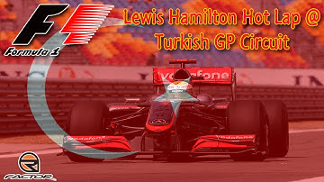 F1 2009 Lewis Hamilton Hot Lap @ Turkey GP Circuit (rFactor)