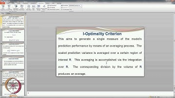 Mod-01 Lec-52 Optimal Designs – Part B