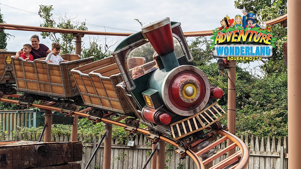 wild-bill-s-runaway-train-on-ride-pov-at-adventure-wonderland-aug-2021