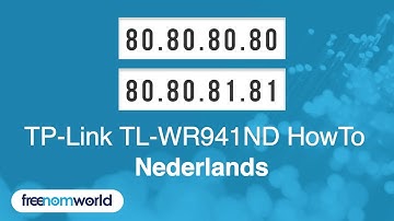 Freenom World TP-Link TL-WR941ND HowTo (Nederlands)