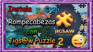Como hacer rompecabezas/puzzle personalizados y ejecutables con Jigs@w Puzzle 2 para PC Español screenshot 2