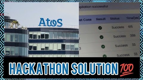 Atos Syntel Solutions 2023|Atos April Solutions|Hacker Rank & Hackathon#solution #coding #challenge