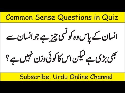 common-sense-questions-in-urdu-|-funny-questions-to-ask-people-|-gk-in-hindi-|-brain-teasers-iq-test