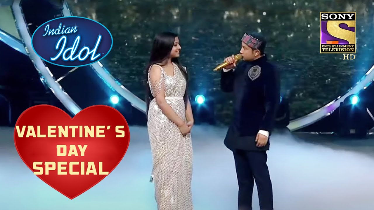 Pawandeep  Arunita  Moment    Romantic  Indian Idol  Valentines Day Special