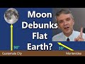 Appearance of Moon Debunks Flat Earth with a 30-60-90 Triangle